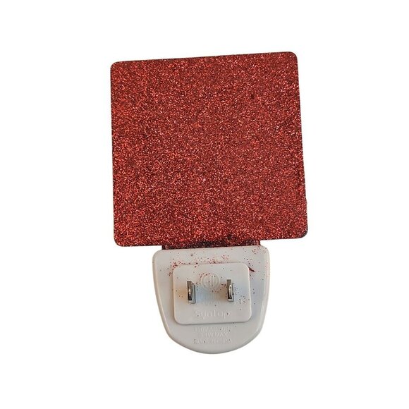 Unicorn-Themed Glitter Night Light With Red Roses & Sparkle Accents - Picture 8 of 10